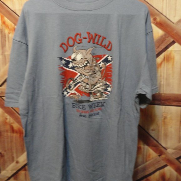 Joe Boxer Bike week~Big Dogs & Hogs graphic T~EUC~cute~onesided~ - Picture 1 of 4